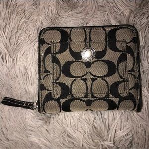 Authentic coach wallet